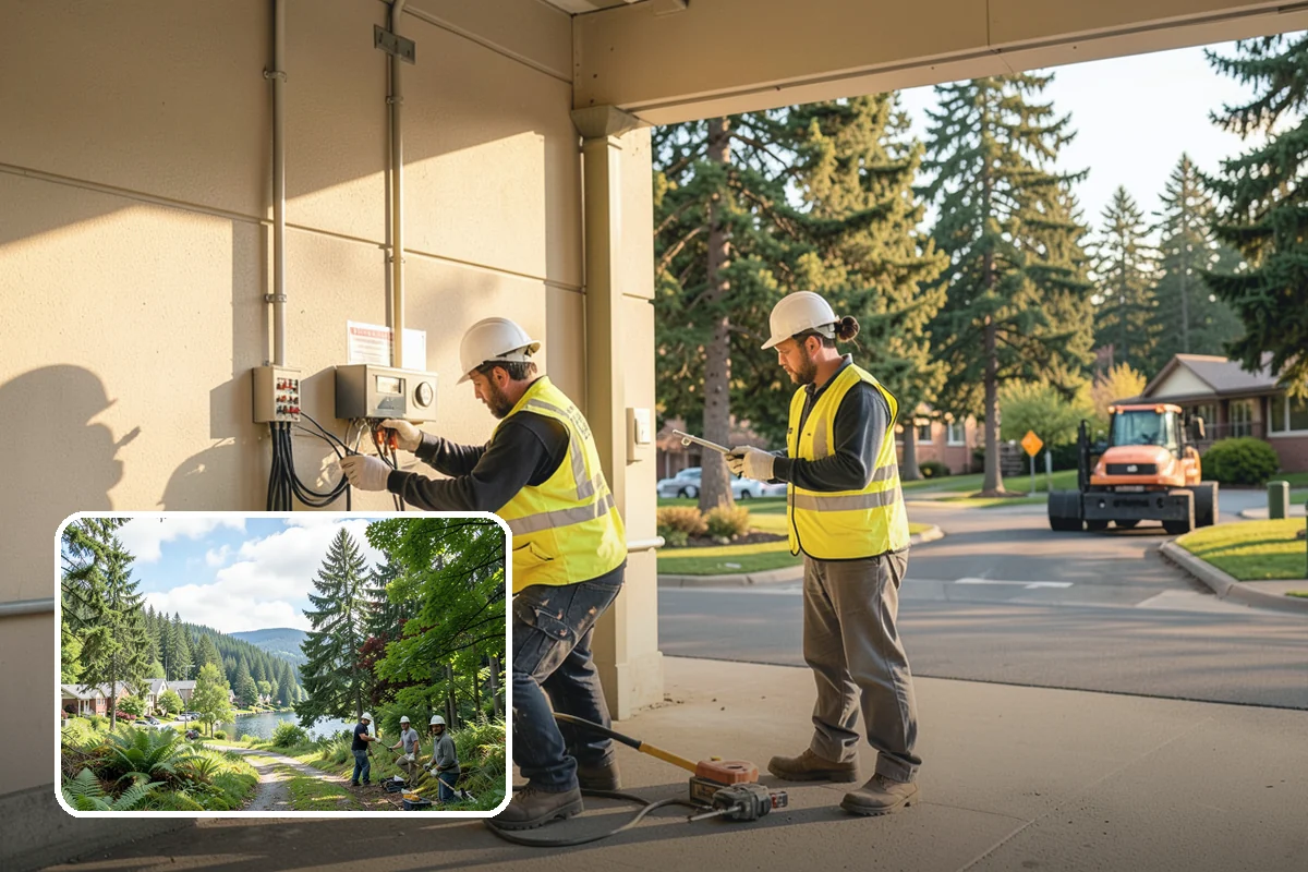 Crack Sealing in Lake Forest Park, King County, WA - Water intrusion blocked before base damage