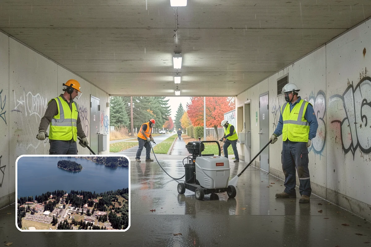 Crack Sealing in Lakewood, Pierce County, WA - Water intrusion blocked before base damage