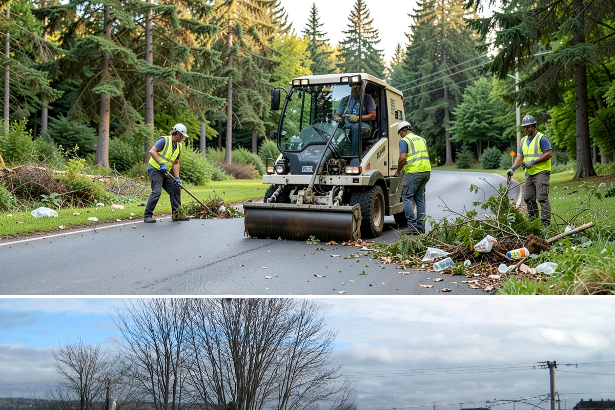 Crack Sealing in Langley, Island County, WA - Dry summer and early-fall conditions are essential so cracks are clean and dry enough for the sealant to bond.