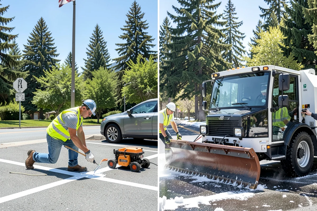 Crack Sealing in Lyman, Skagit County, WA - Survey and map cracks suitable for sealing