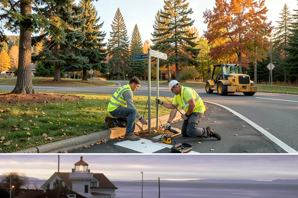 Crack Sealing in Mukilteo, Snohomish County, WA - Dry summer and early-fall conditions are essential so cracks are clean and dry enough for the sealant to bond.