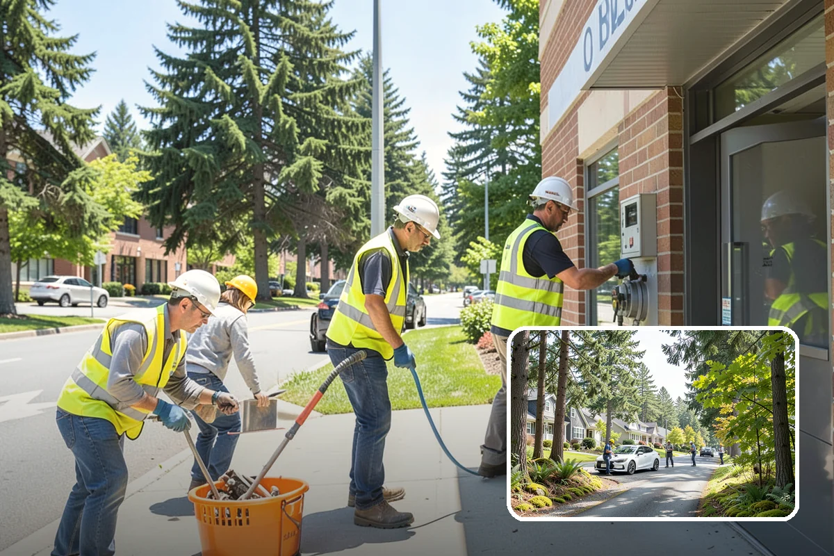 Crack Sealing in Normandy Park, King County, WA - Water intrusion blocked before base damage