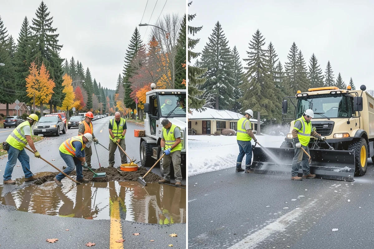 Crack Sealing in North Bend, King County, WA - Survey and map cracks suitable for sealing
