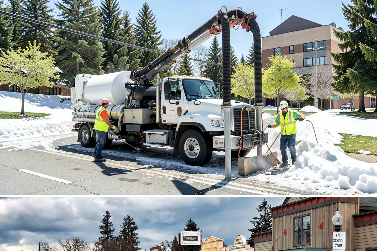 Crack Sealing in Roy, Pierce County, WA - Dry summer and early-fall conditions are essential so cracks are clean and dry enough for the sealant to bond.