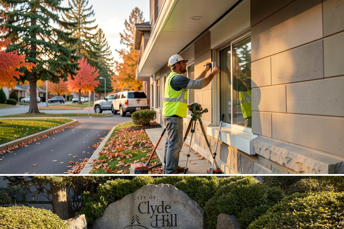 Crosswalk Painting in Clyde Hill, King County, WA - Crews prioritize crosswalk work in late summer ahead of the back-to-school surge in pedestrian activity.