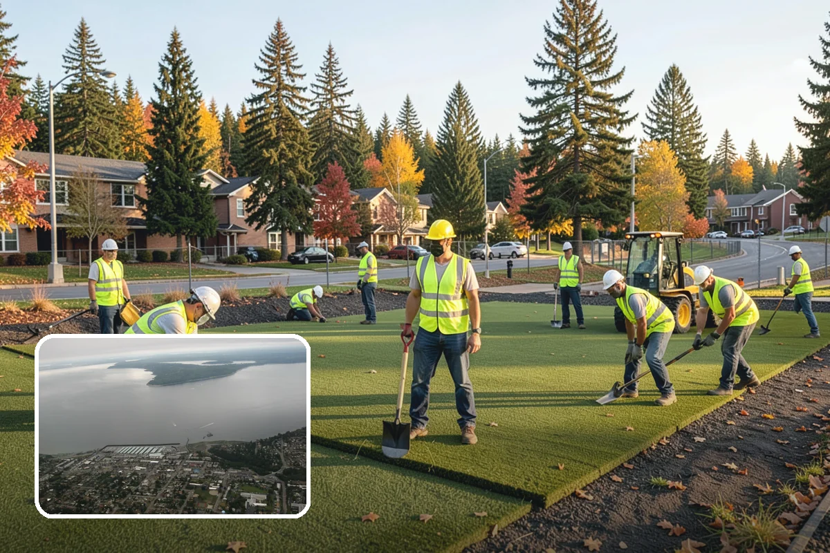 Crosswalk Painting in Des Moines, King County, WA - High-visibility patterns that protect pedestrians