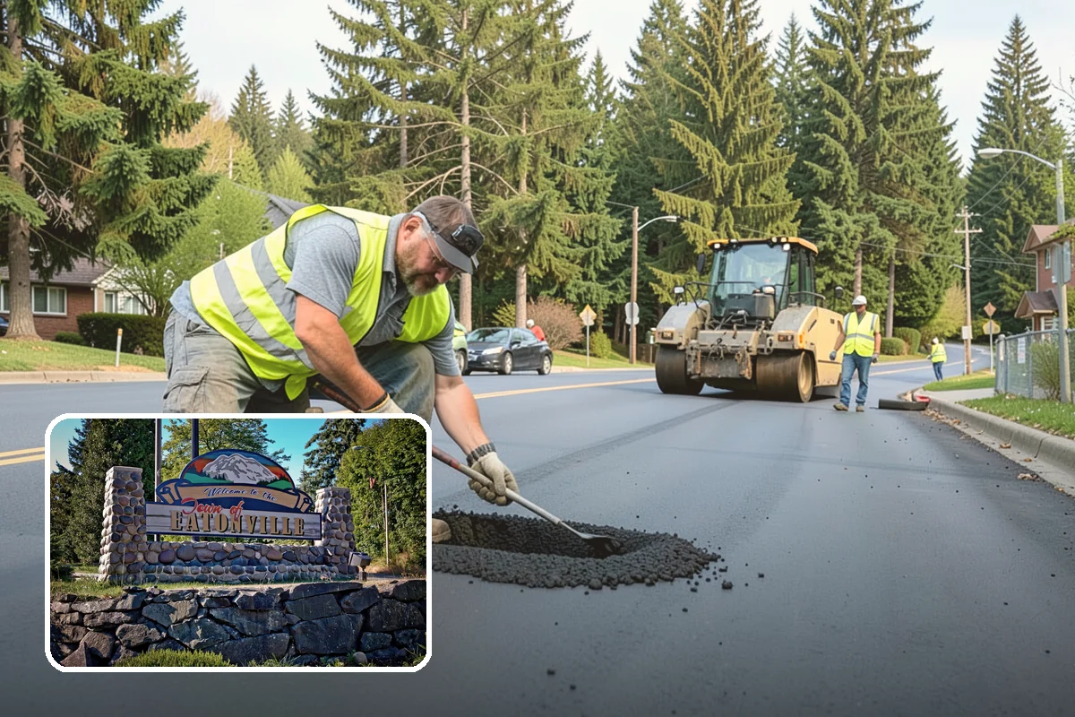 Crosswalk Painting in Eatonville, Pierce County, WA - High-visibility patterns that protect pedestrians