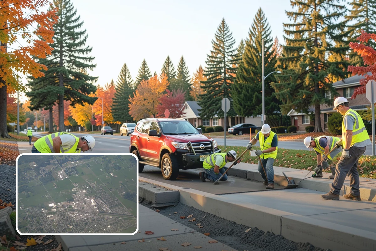 Crosswalk Painting in Enumclaw, King County, WA - High-visibility patterns that protect pedestrians