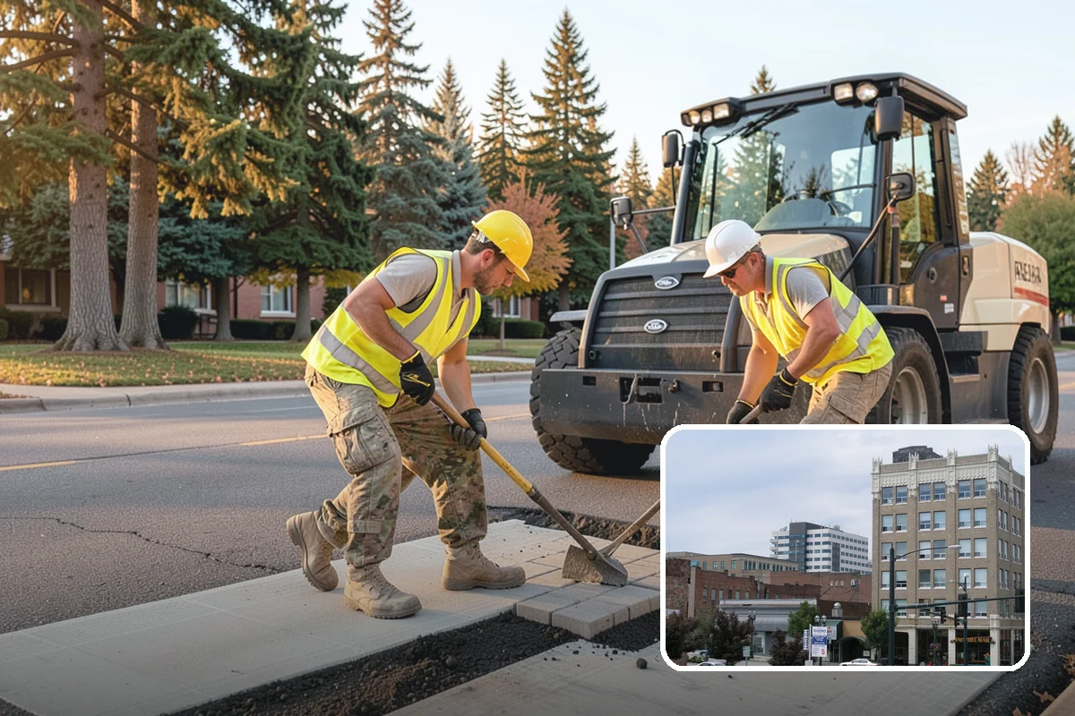 Crosswalk Painting in Everett, Snohomish County, WA - High-visibility patterns that protect pedestrians