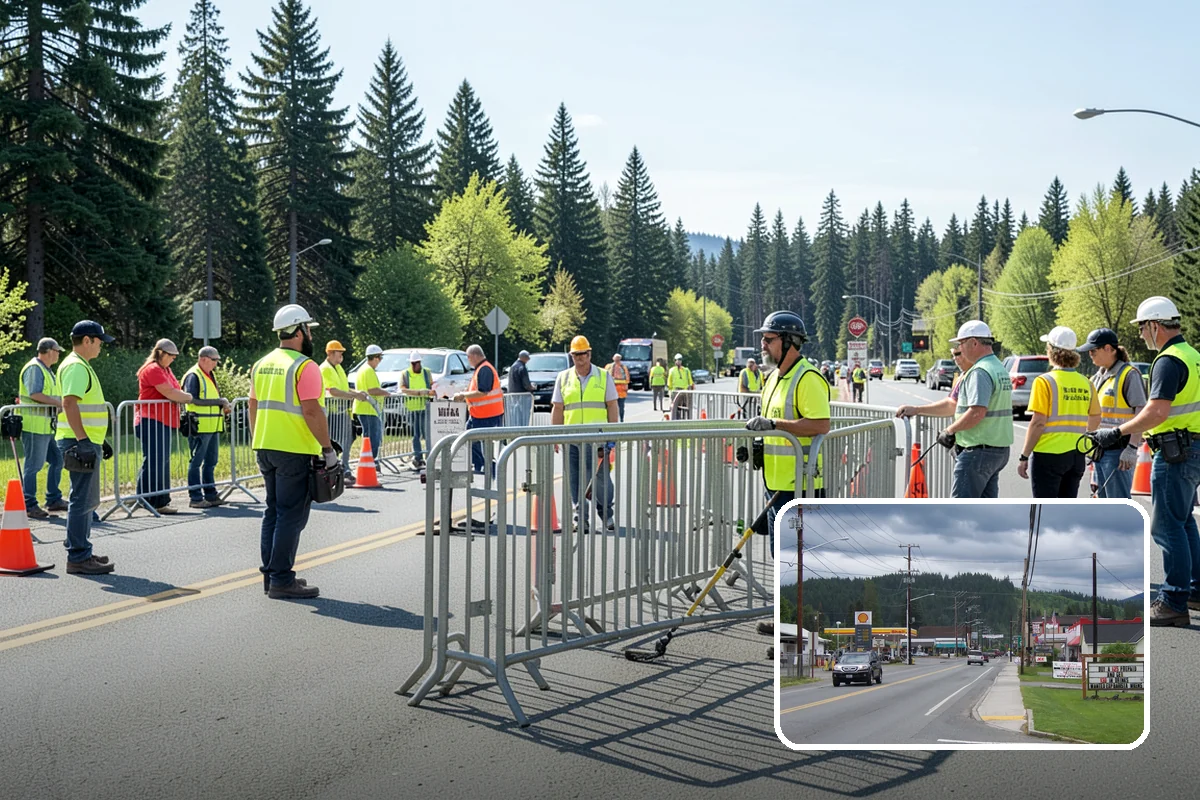 Crosswalk Painting in Granite Falls, Snohomish County, WA - High-visibility patterns that protect pedestrians