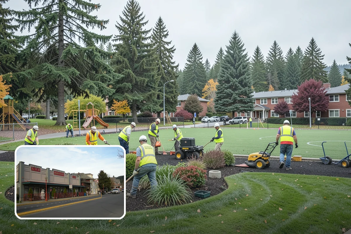 Crosswalk Painting in Issaquah, King County, WA - High-visibility patterns that protect pedestrians