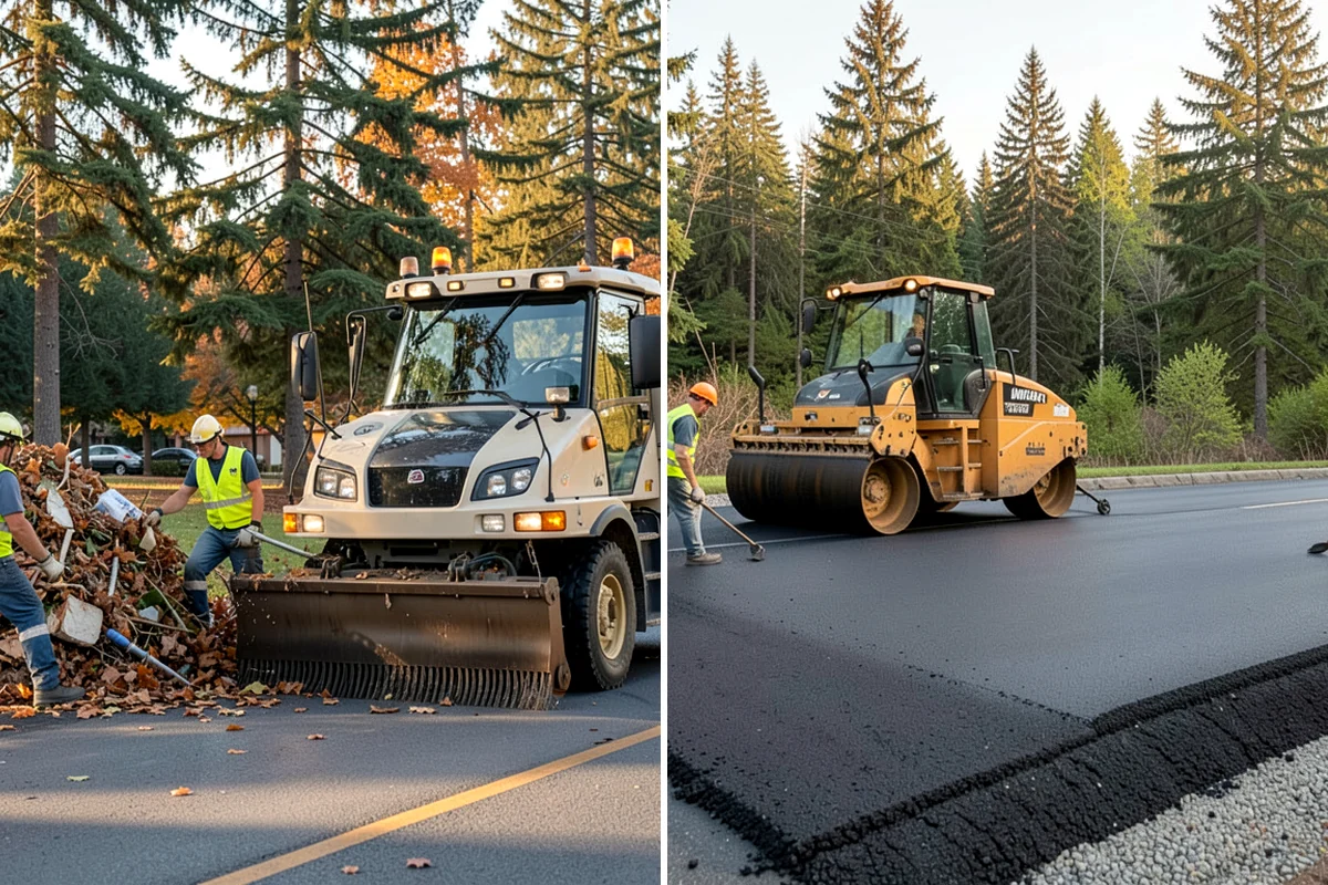 Crosswalk Painting in Lakewood, Pierce County, WA - Confirm crossing location, pattern, and material