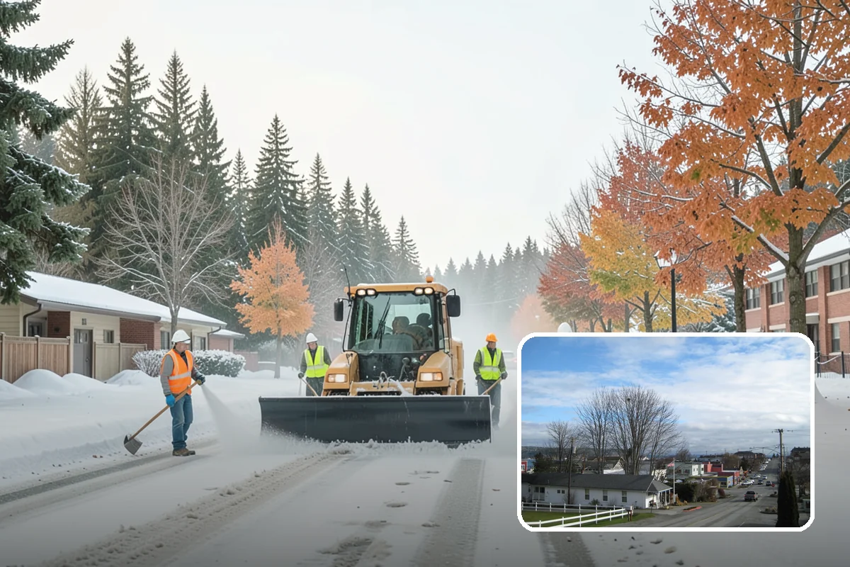 Crosswalk Painting in Langley, Island County, WA - High-visibility patterns that protect pedestrians