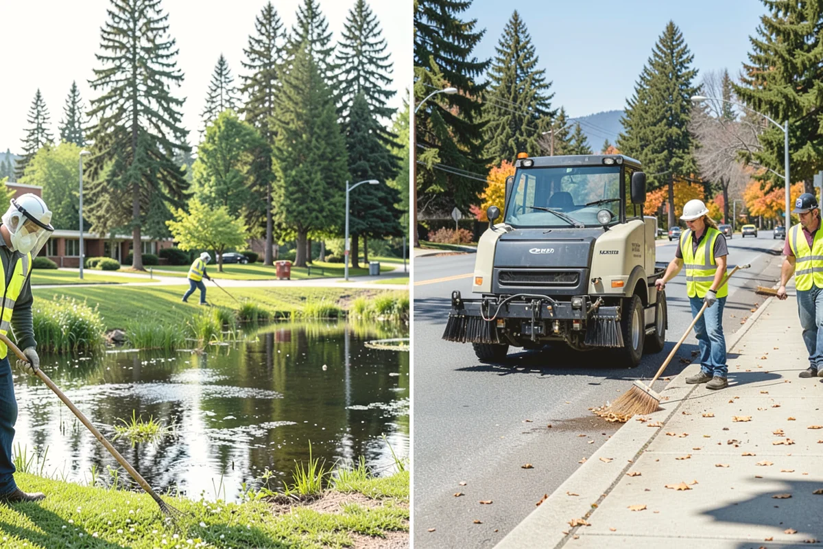 Crosswalk Painting in Mill Creek, Snohomish County, WA - Confirm crossing location, pattern, and material