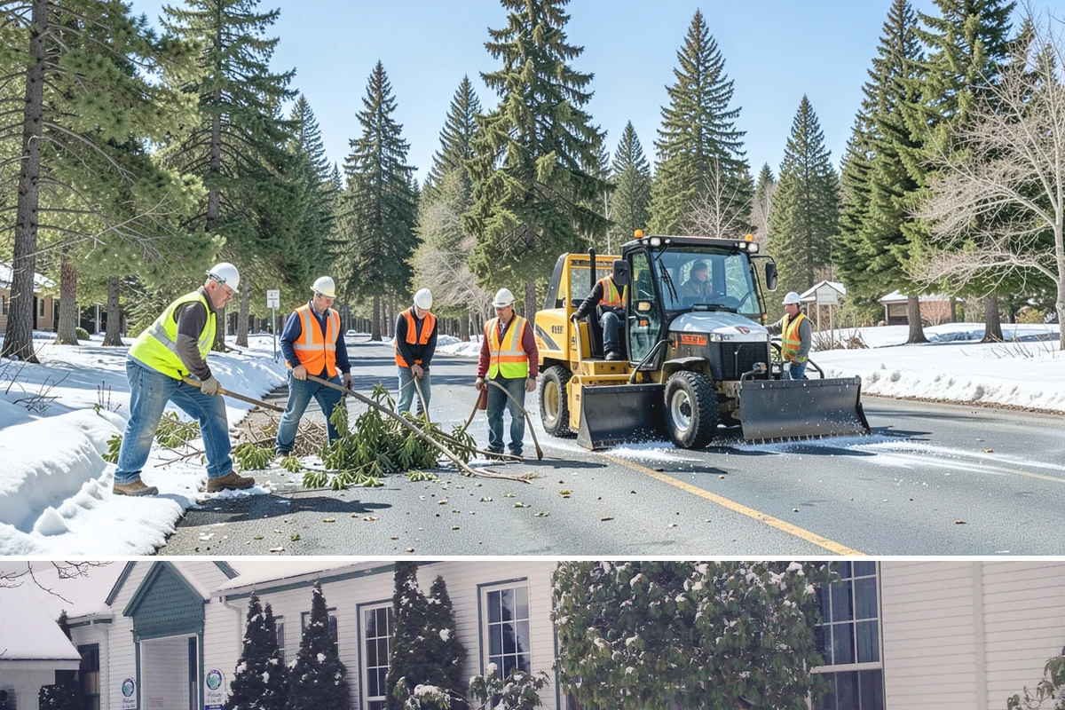 Crosswalk Painting in Pacific, King County, WA - Crews prioritize crosswalk work in late summer ahead of the back-to-school surge in pedestrian activity.