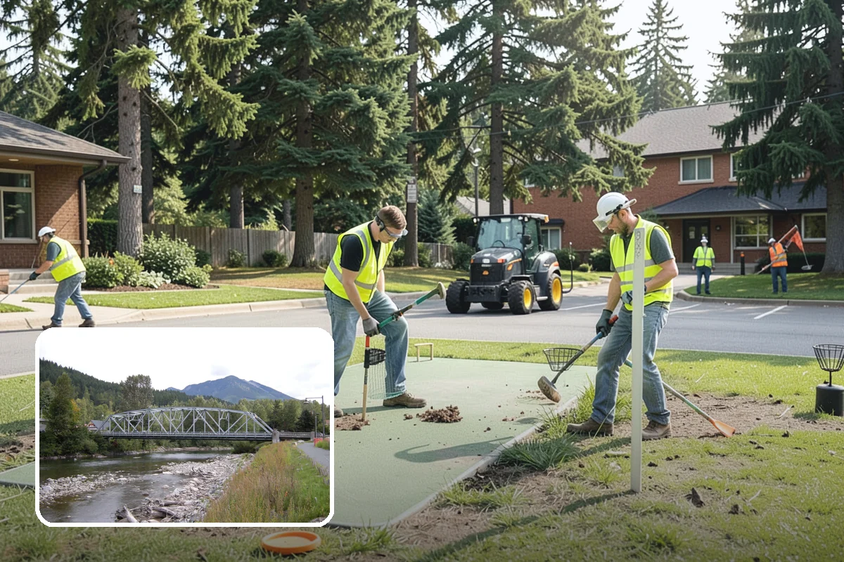 Crosswalk Painting in Skykomish, King County, WA - High-visibility patterns that protect pedestrians