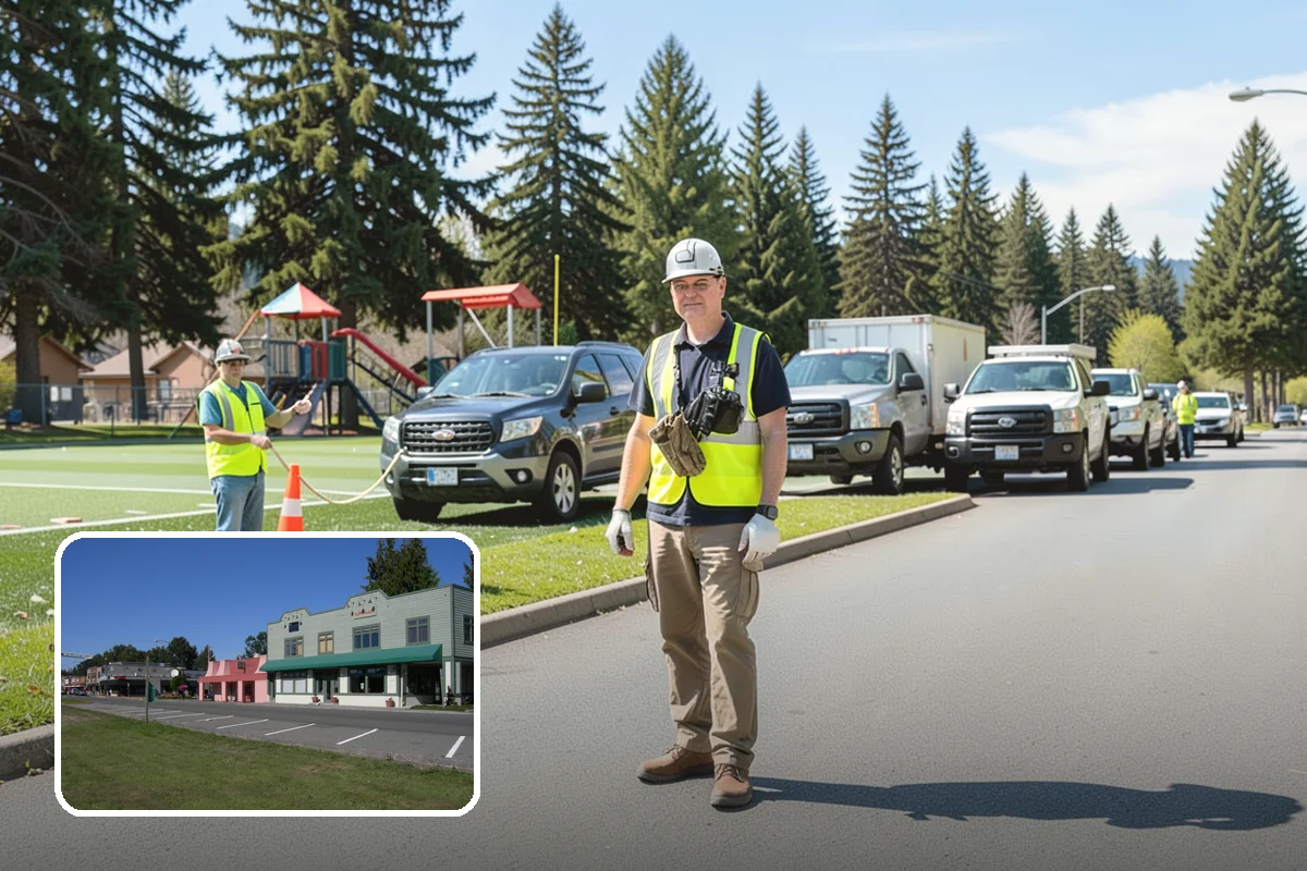 Crosswalk Painting in Snoqualmie, King County, WA - High-visibility patterns that protect pedestrians