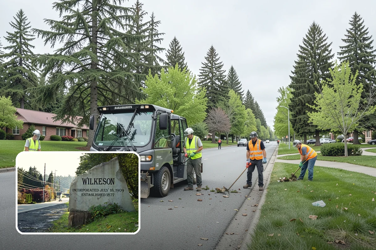 Crosswalk Painting in Wilkeson, Pierce County, WA - High-visibility patterns that protect pedestrians