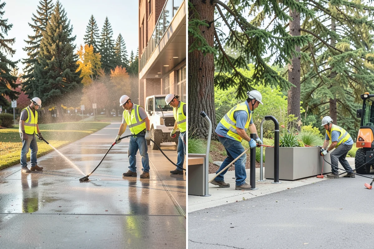 Crosswalk Painting in Woodinville, King County, WA - Confirm crossing location, pattern, and material