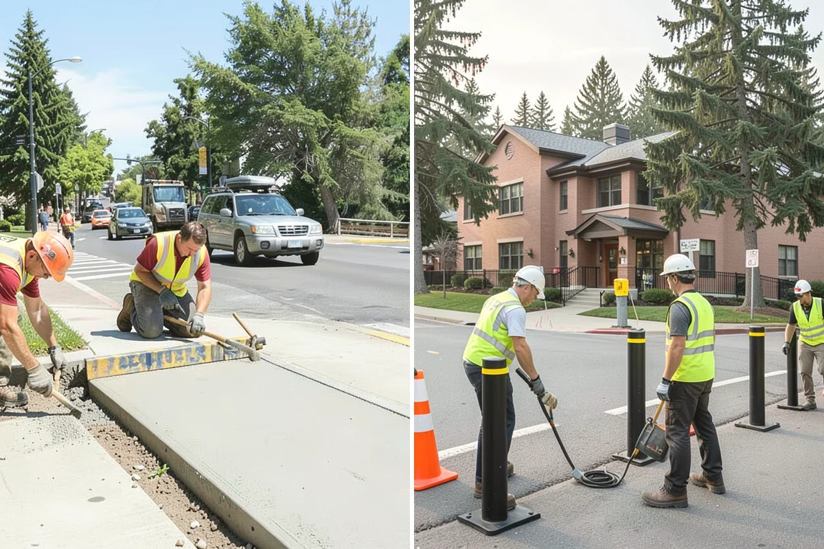 Crowd Control Barriers in Black Diamond, King County, WA - Review the event plan and barrier layout