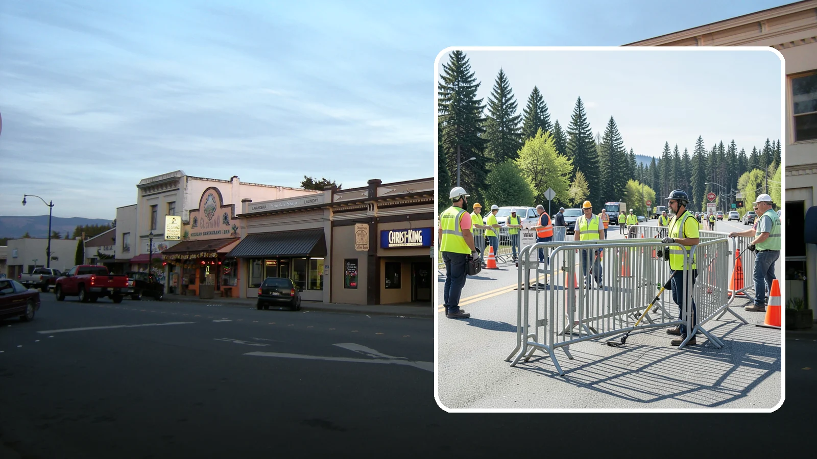 Crowd Control Barriers in Burlington, Skagit County, WA - Crowd control barriers guide pedestrians and secure event perimeters at public gatherings.