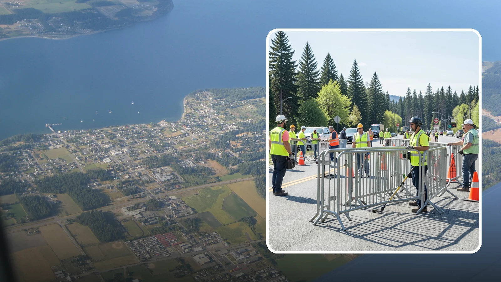Crowd Control Barriers in Coupeville, Island County, WA - Crowd control barriers guide pedestrians and secure event perimeters at public gatherings.