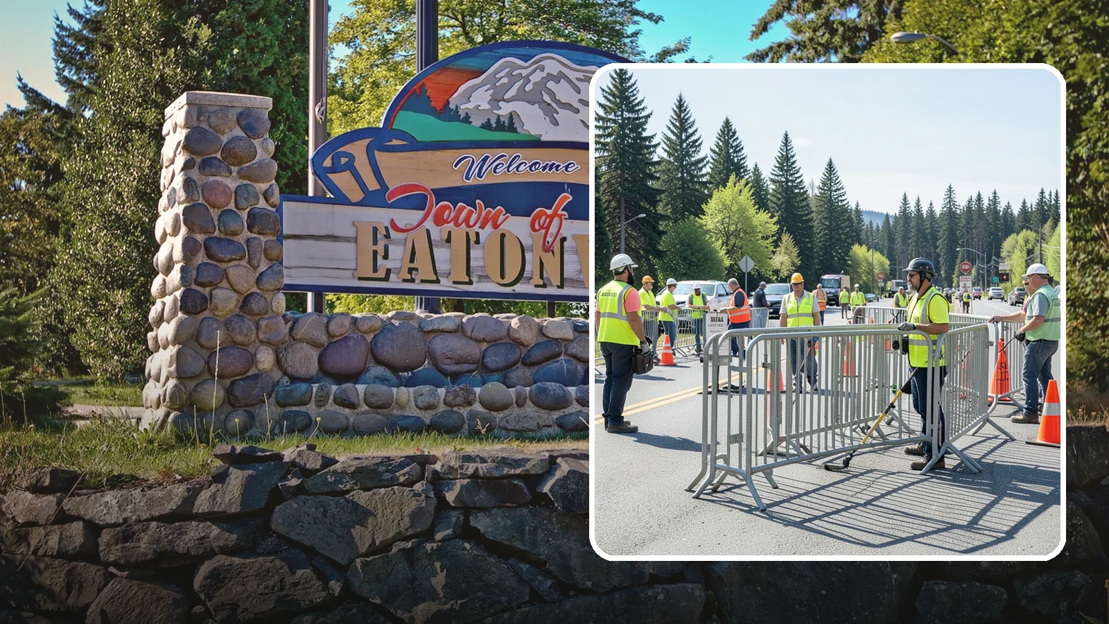 Crowd Control Barriers in Eatonville, Pierce County, WA - Crowd control barriers guide pedestrians and secure event perimeters at public gatherings.