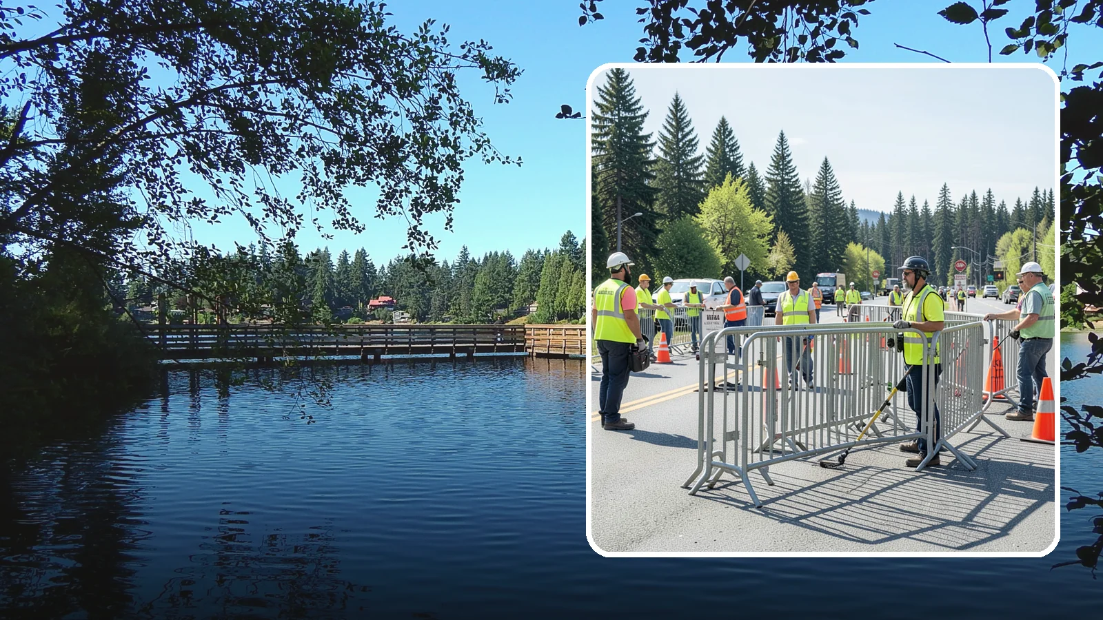 Crowd Control Barriers in Federal Way, King County, WA - Crowd control barriers guide pedestrians and secure event perimeters at public gatherings.