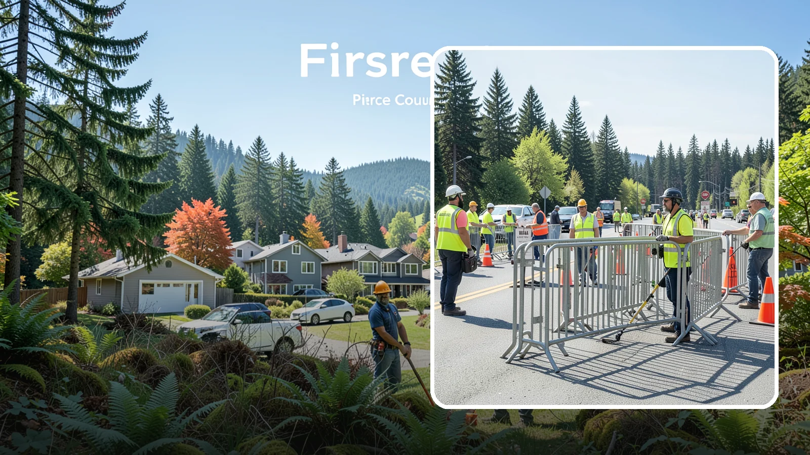 Crowd Control Barriers in Fircrest, Pierce County, WA - Crowd control barriers guide pedestrians and secure event perimeters at public gatherings.