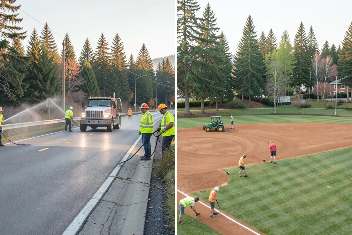 Crowd Control Barriers in Hamilton, Skagit County, WA - Review the event plan and barrier layout