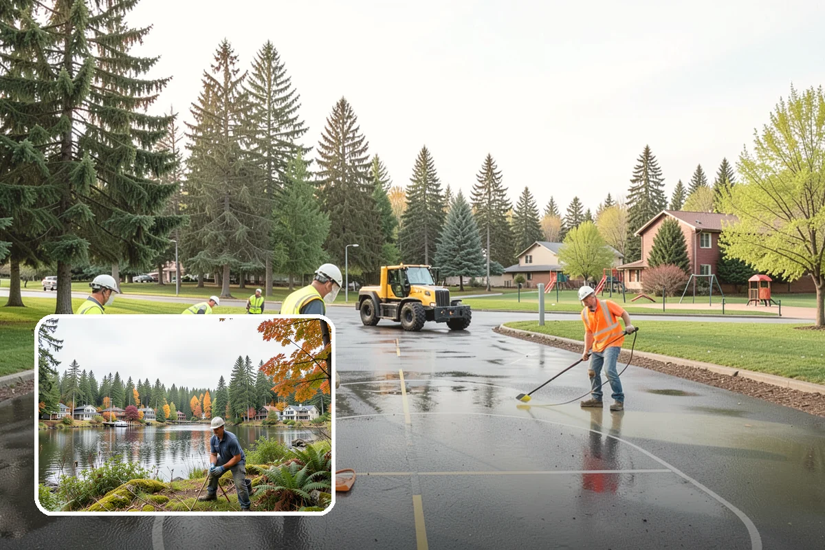 Crowd Control Barriers in La Conner, Skagit County, WA - Clear pedestrian channeling at events