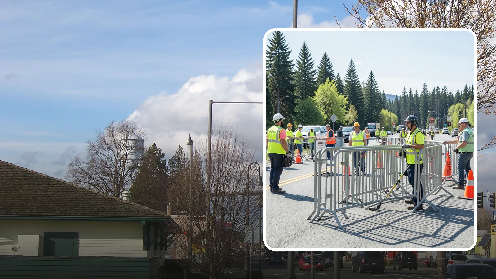Crowd Control Barriers in Marysville, Snohomish County, WA - Crowd control barriers guide pedestrians and secure event perimeters at public gatherings.