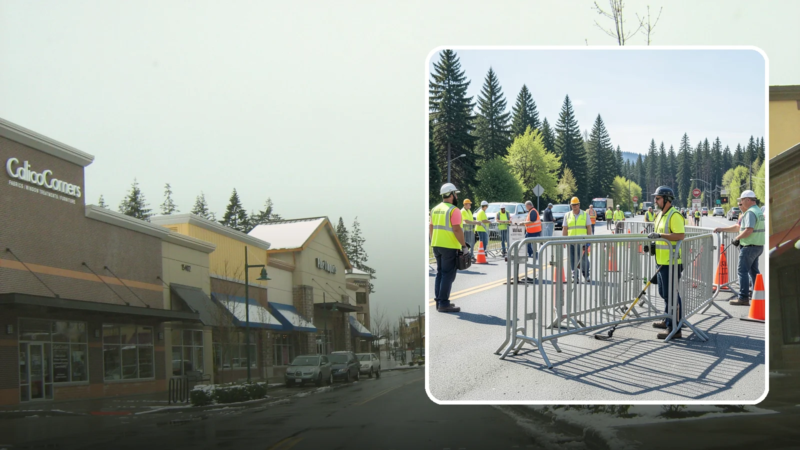Crowd Control Barriers in Mill Creek, Snohomish County, WA - Crowd control barriers guide pedestrians and secure event perimeters at public gatherings.