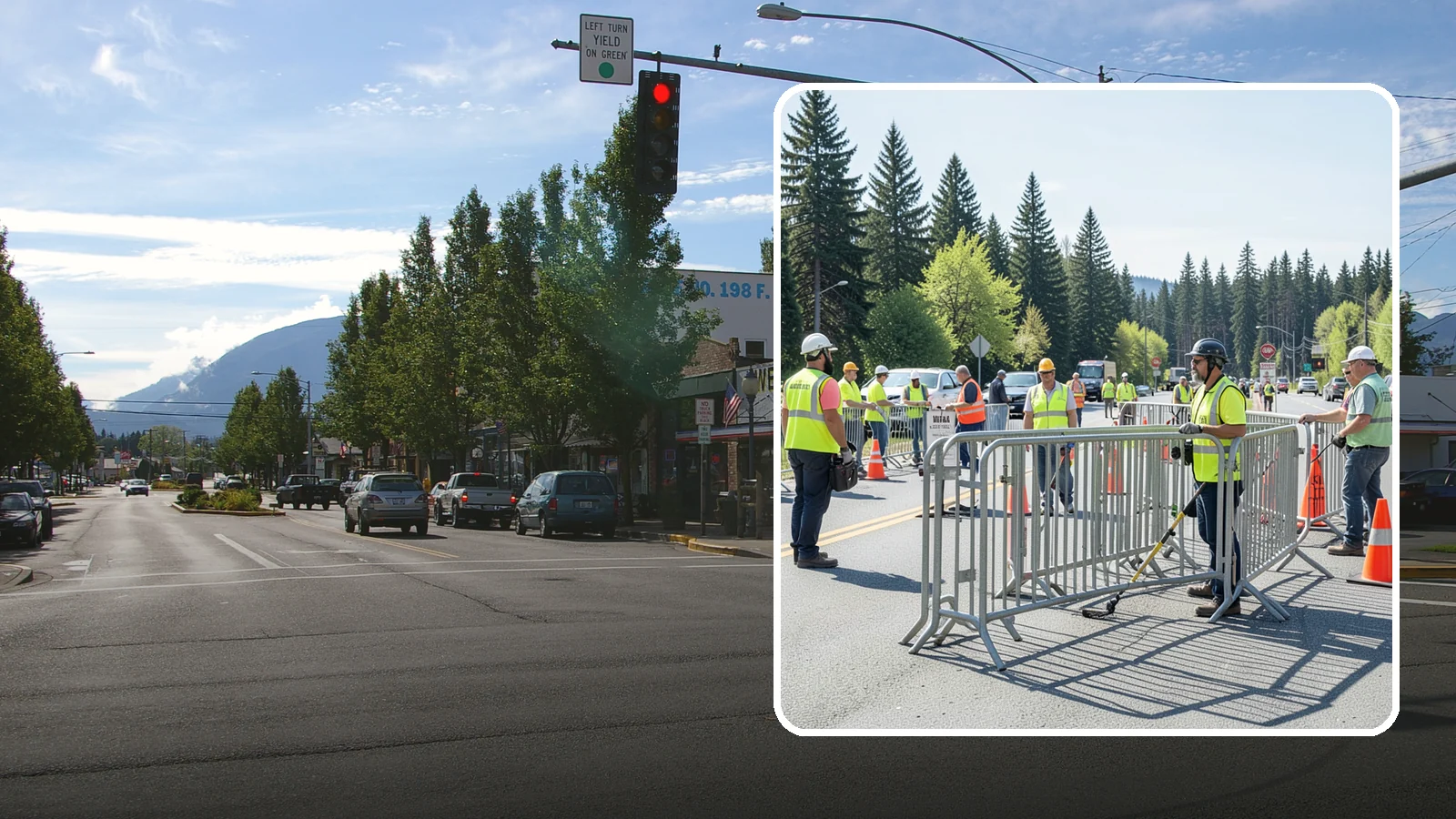 Crowd Control Barriers in North Bend, King County, WA - Crowd control barriers guide pedestrians and secure event perimeters at public gatherings.