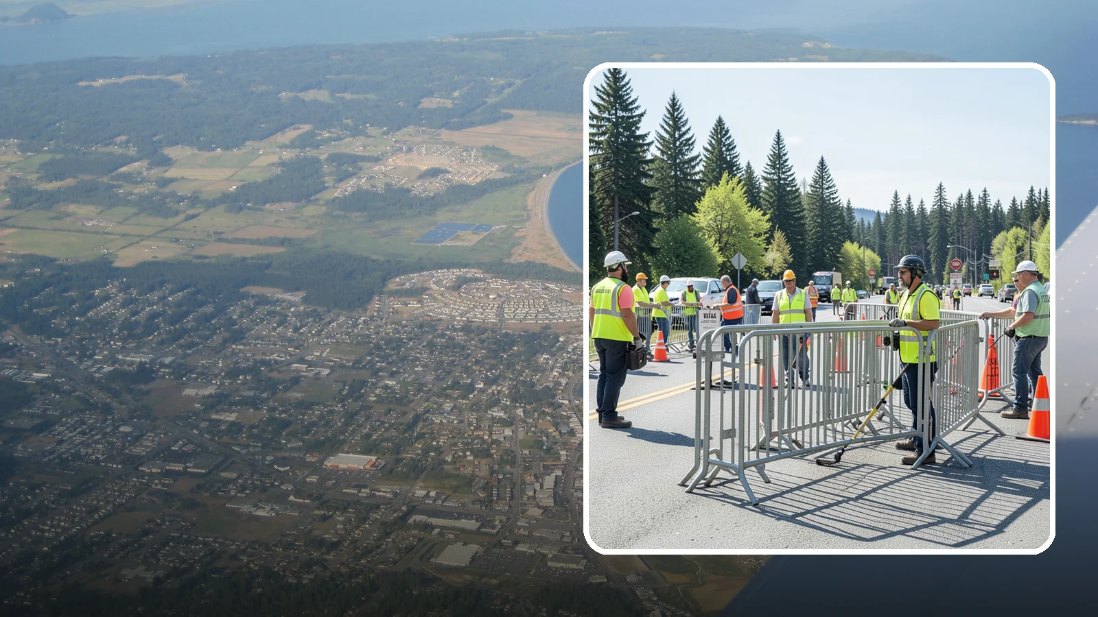 Crowd Control Barriers in Oak Harbor, Island County, WA - Crowd control barriers guide pedestrians and secure event perimeters at public gatherings.