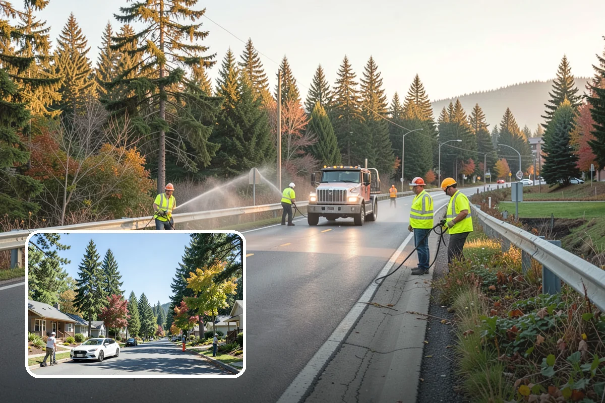 Crowd Control Barriers in Orting, Pierce County, WA - Clear pedestrian channeling at events