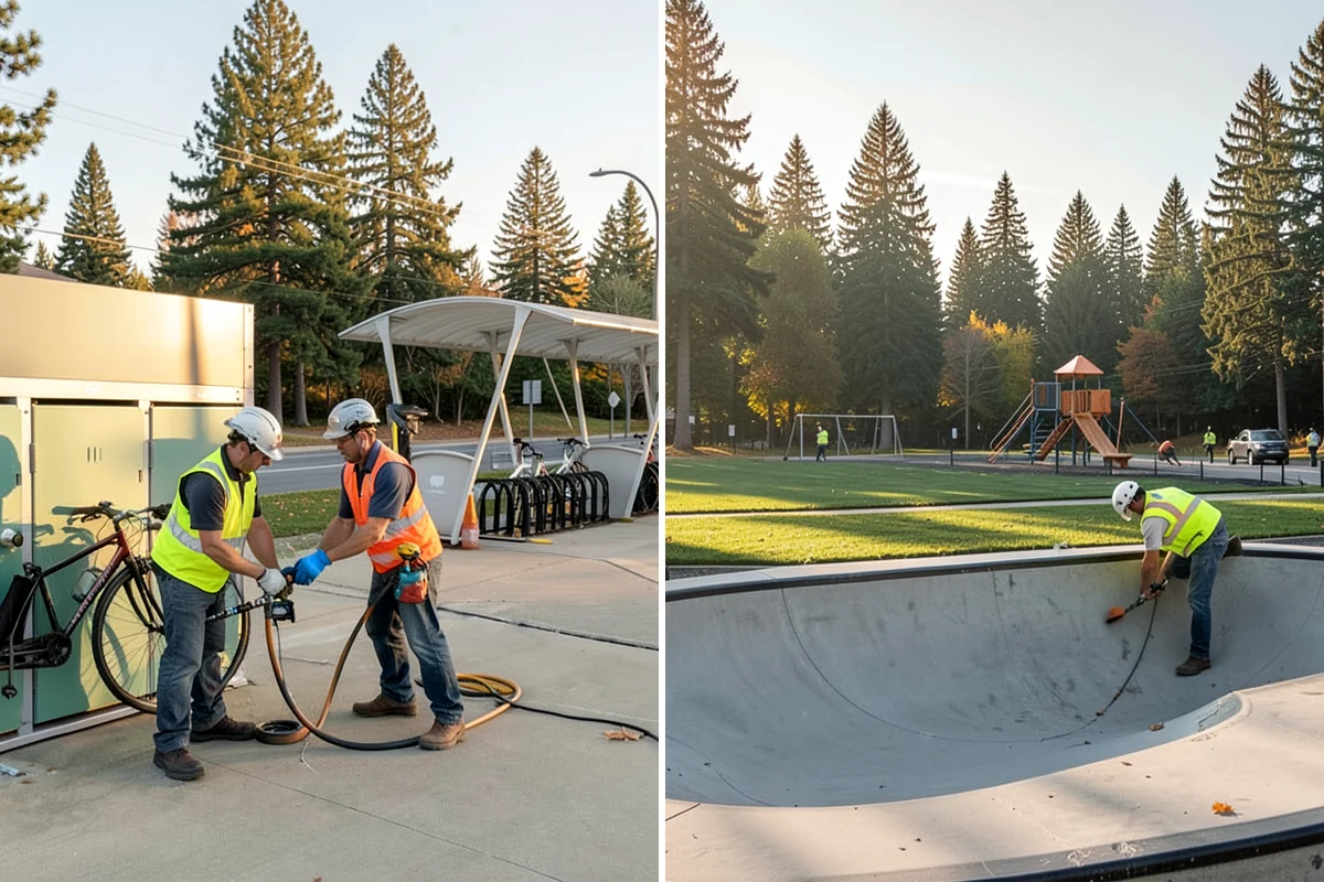 Crowd Control Barriers in Puyallup, Pierce County, WA - Review the event plan and barrier layout