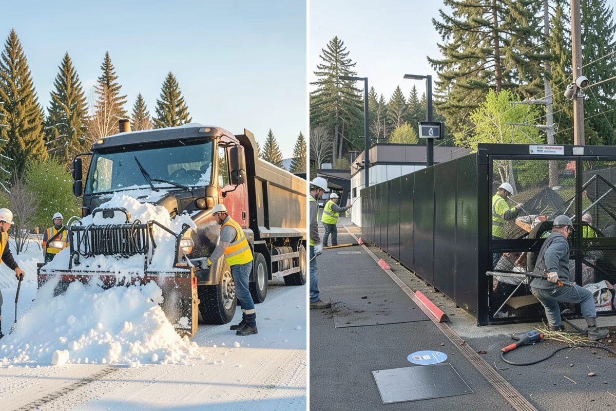 Crowd Control Barriers in Roy, Pierce County, WA - Review the event plan and barrier layout