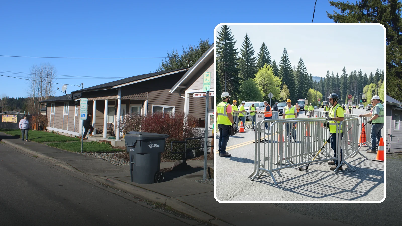 Crowd Control Barriers in South Prairie, Pierce County, WA - Crowd control barriers guide pedestrians and secure event perimeters at public gatherings.