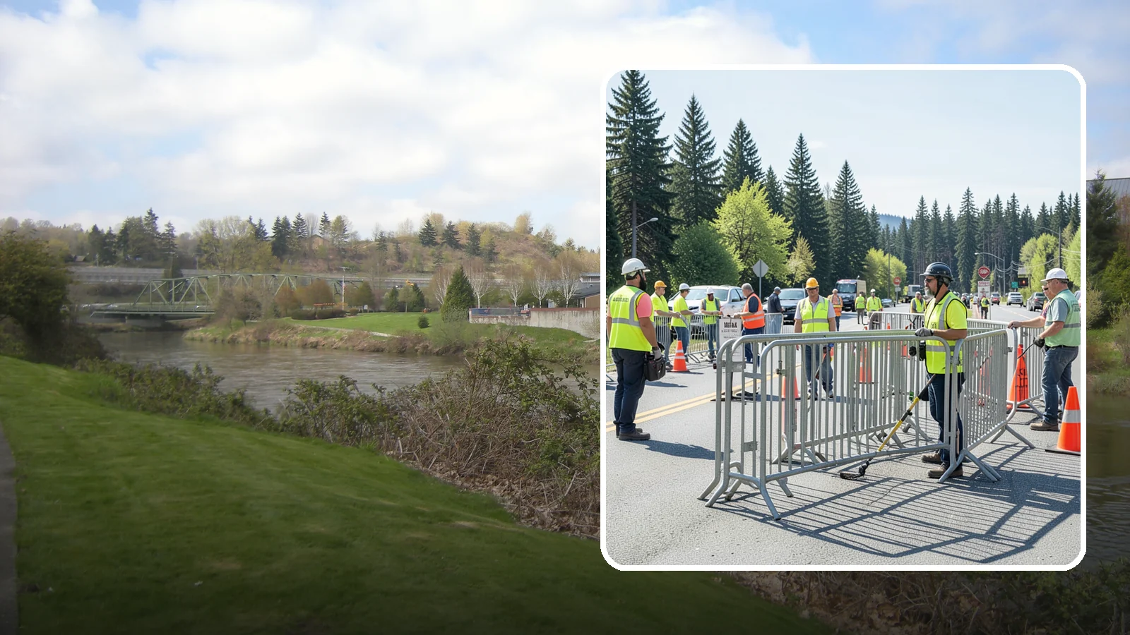 Crowd Control Barriers in Tukwila, King County, WA - Crowd control barriers guide pedestrians and secure event perimeters at public gatherings.