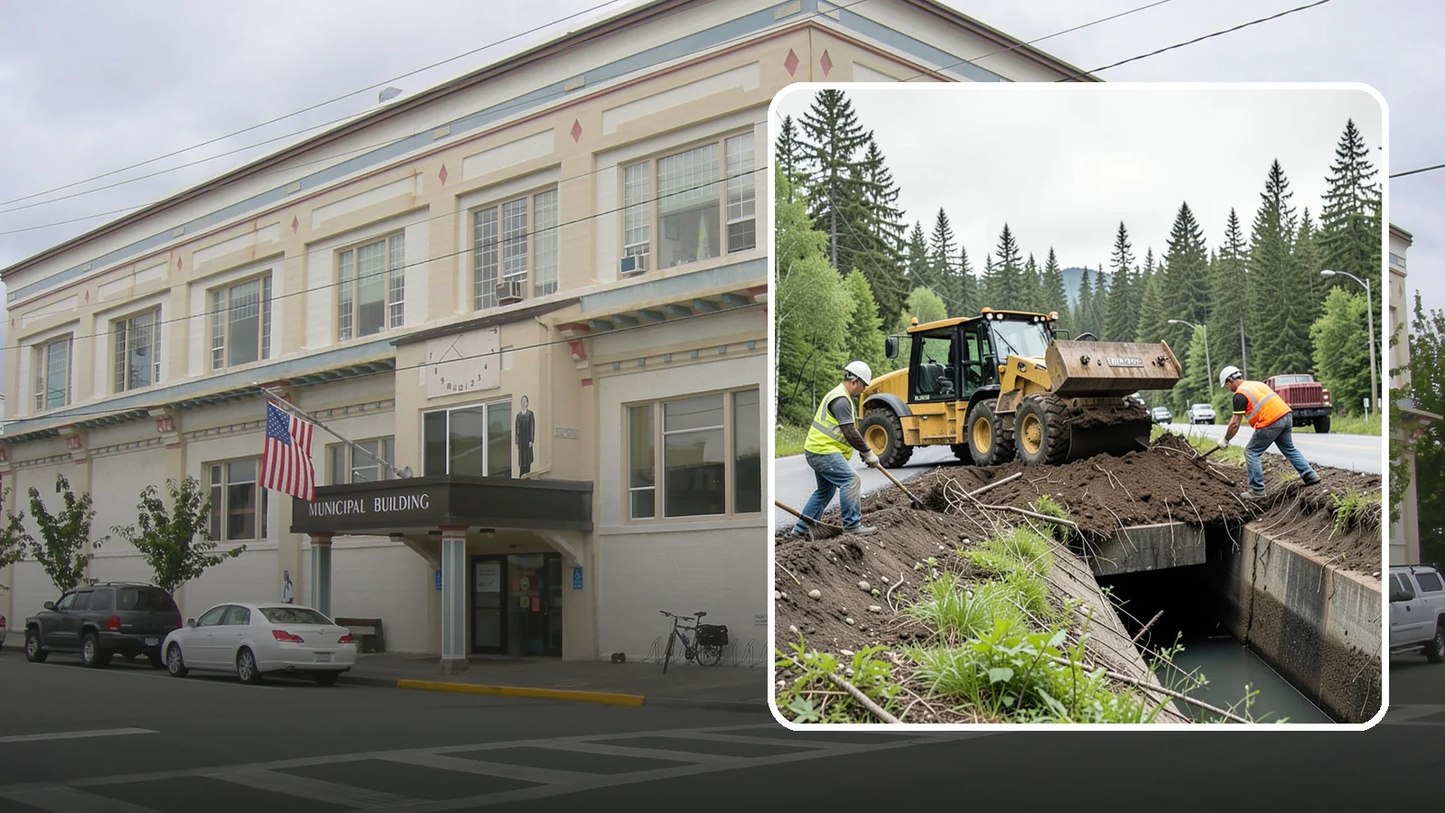 Culvert Cleaning in Anacortes, Skagit County, WA - Culvert cleaning that removes sediment and debris blockages to restore cross-drainage flow capacity.