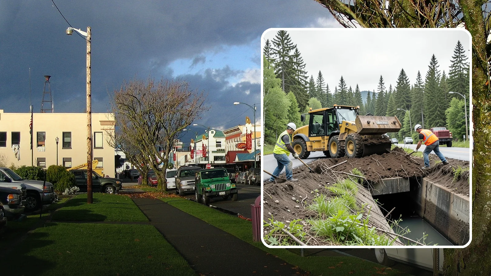 Culvert Cleaning in Arlington, Snohomish County, WA - Culvert cleaning that removes sediment and debris blockages to restore cross-drainage flow capacity.