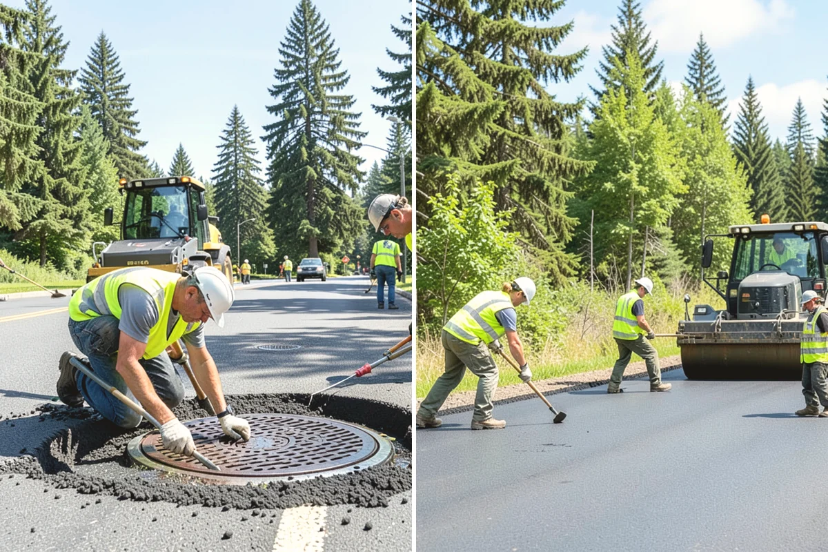 Culvert Cleaning in Black Diamond, King County, WA - Inspect the culvert and assess blockage type and access