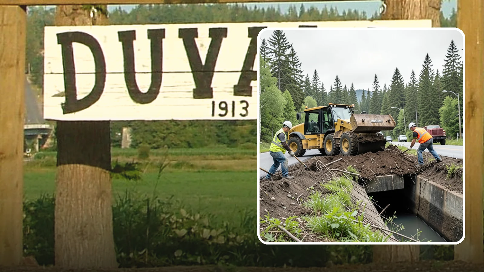 Culvert Cleaning in Duvall, King County, WA - Culvert cleaning that removes sediment and debris blockages to restore cross-drainage flow capacity.