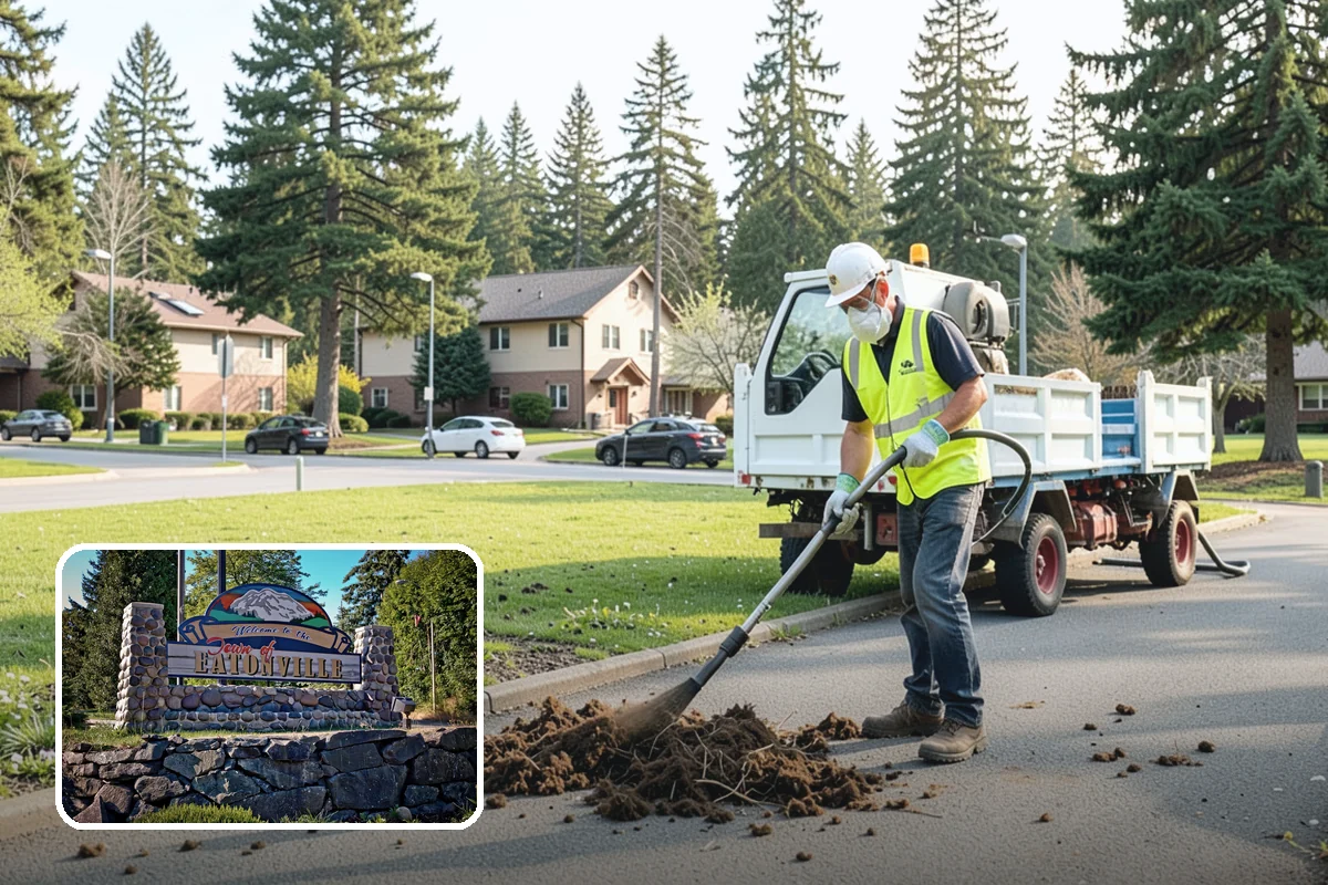 Culvert Cleaning in Eatonville, Pierce County, WA - Restores designed cross-drainage capacity to prevent washouts
