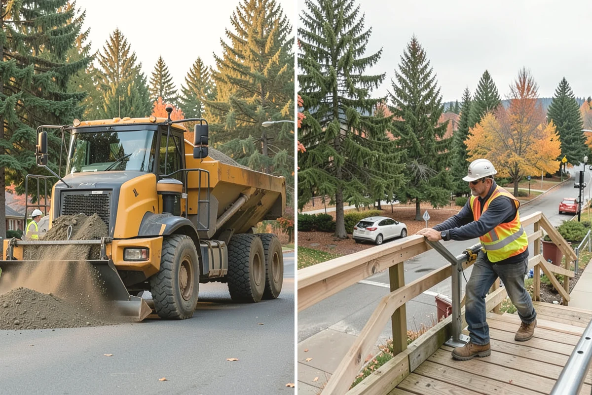 Culvert Cleaning in Edgewood, Pierce County, WA - Inspect the culvert and assess blockage type and access