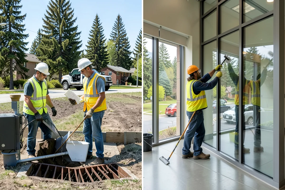 Culvert Cleaning in Federal Way, King County, WA - Inspect the culvert and assess blockage type and access