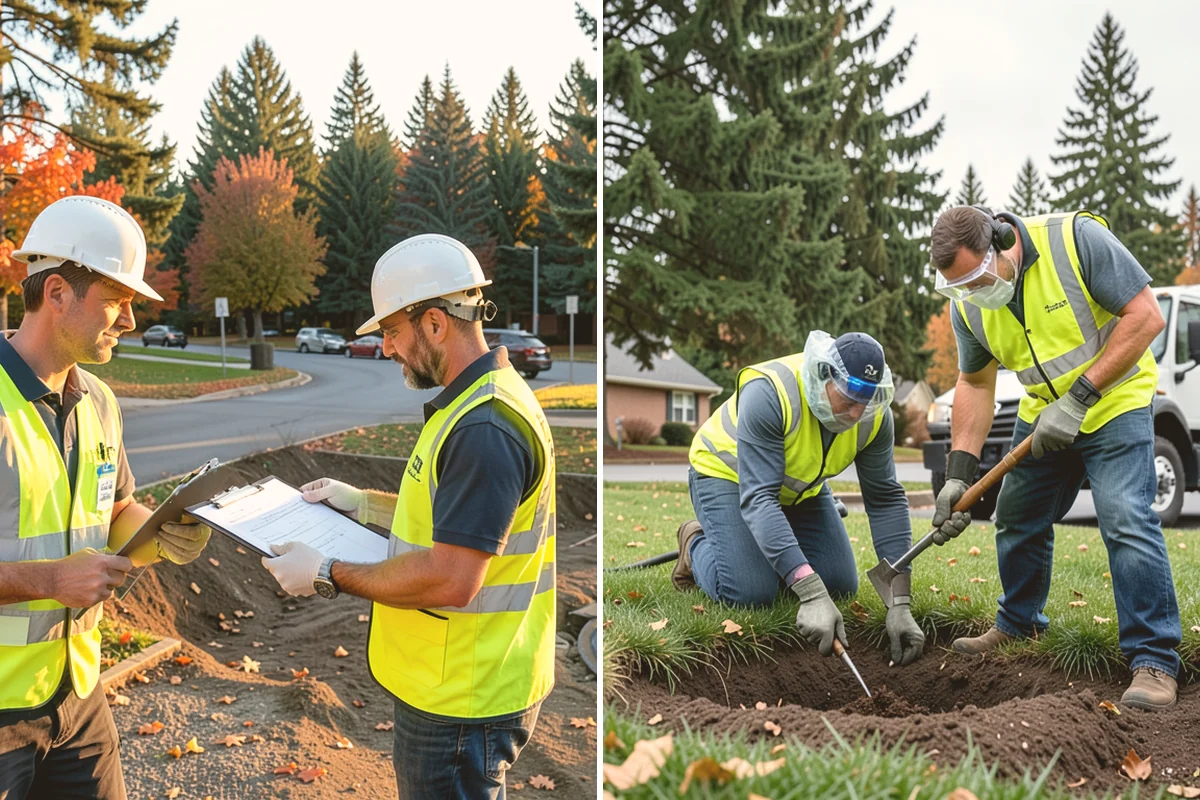 Culvert Cleaning in Fife, Pierce County, WA - Inspect the culvert and assess blockage type and access
