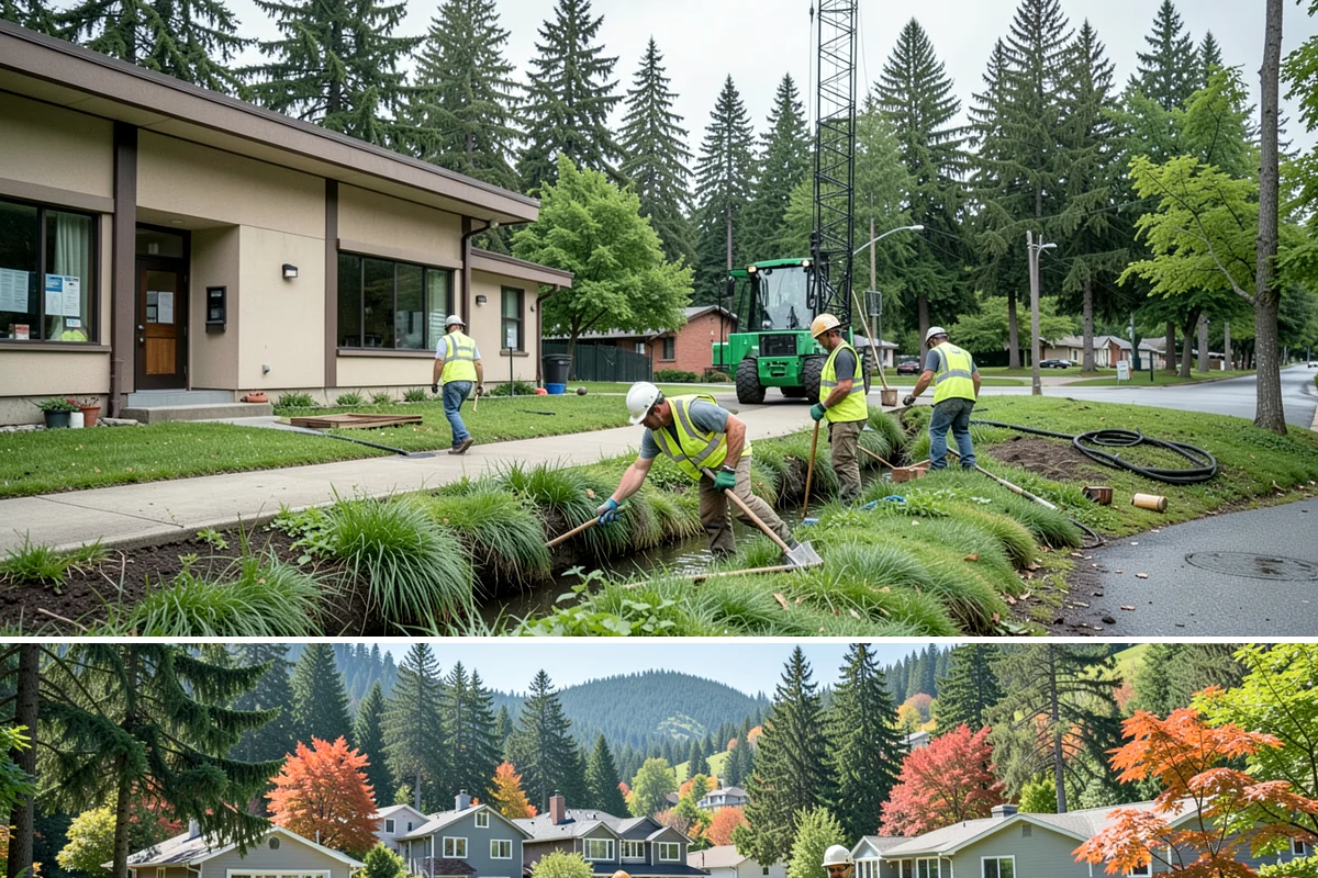 Culvert Cleaning in Fircrest, Pierce County, WA - Culvert cleaning is prioritized in late summer, which aligns with regional fish-window allowances and ensures crossings carry...