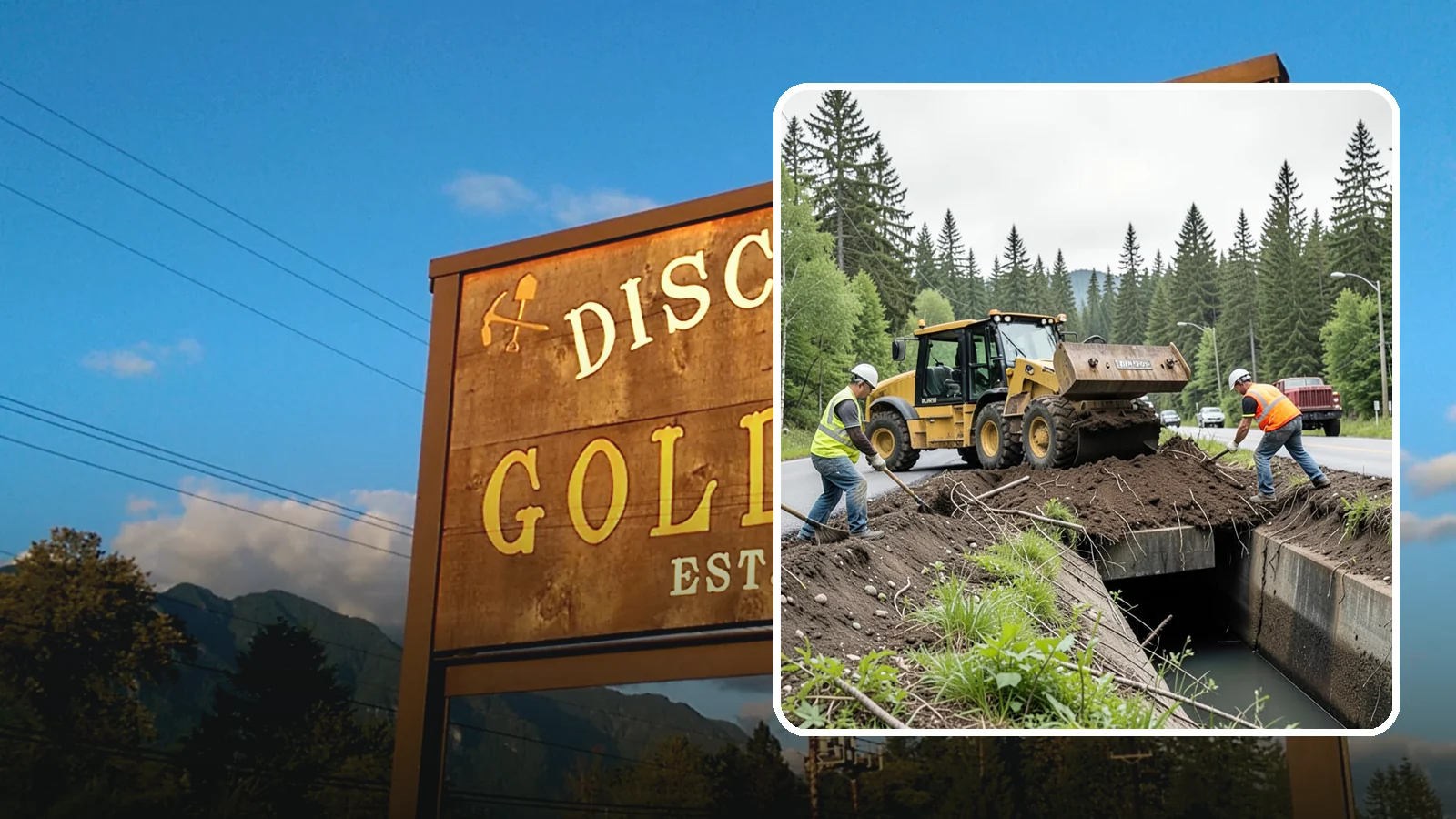 Culvert Cleaning in Gold Bar, Snohomish County, WA - Culvert cleaning that removes sediment and debris blockages to restore cross-drainage flow capacity.